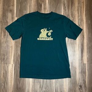 Carhartt WIP Farming T-Shirt Men’s Size XXL Graphic Print Cotton Logo